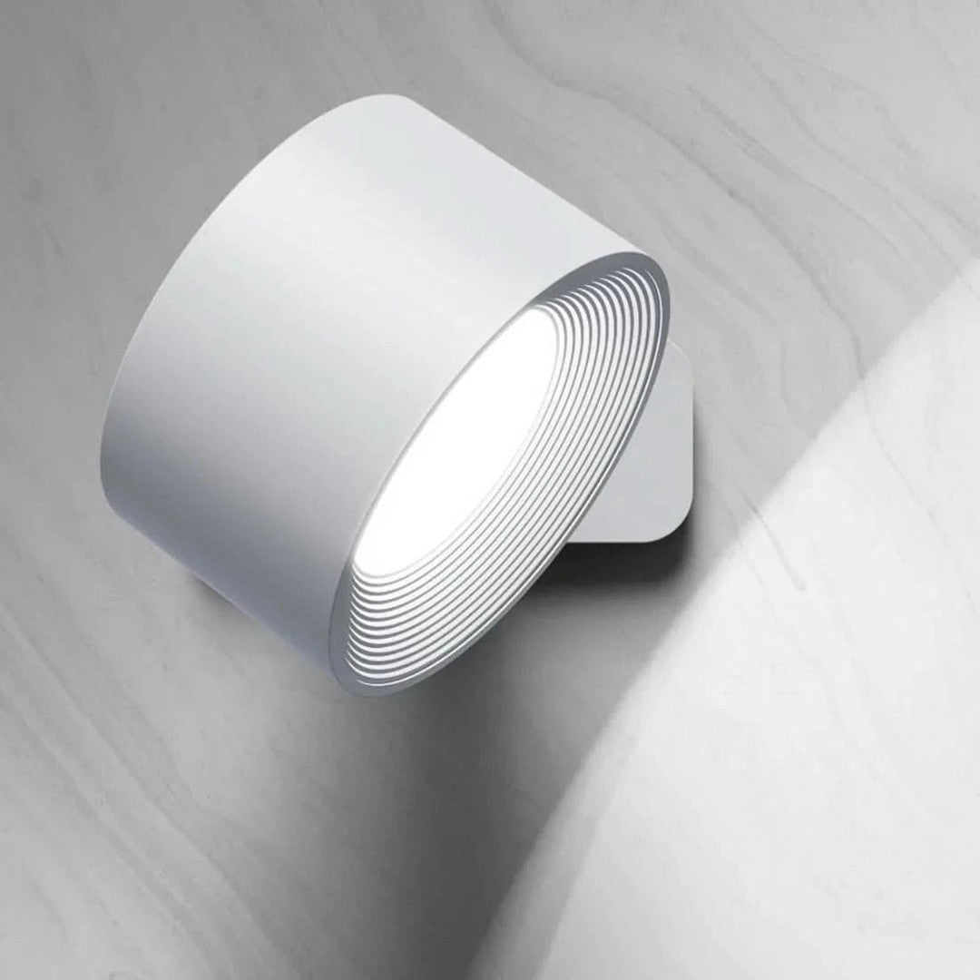 Magnetic LED wall light rotating on its mount - product photo 8