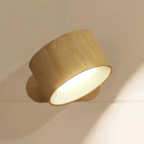 Magnetic LED wall light rotating on its mount - product photo 9