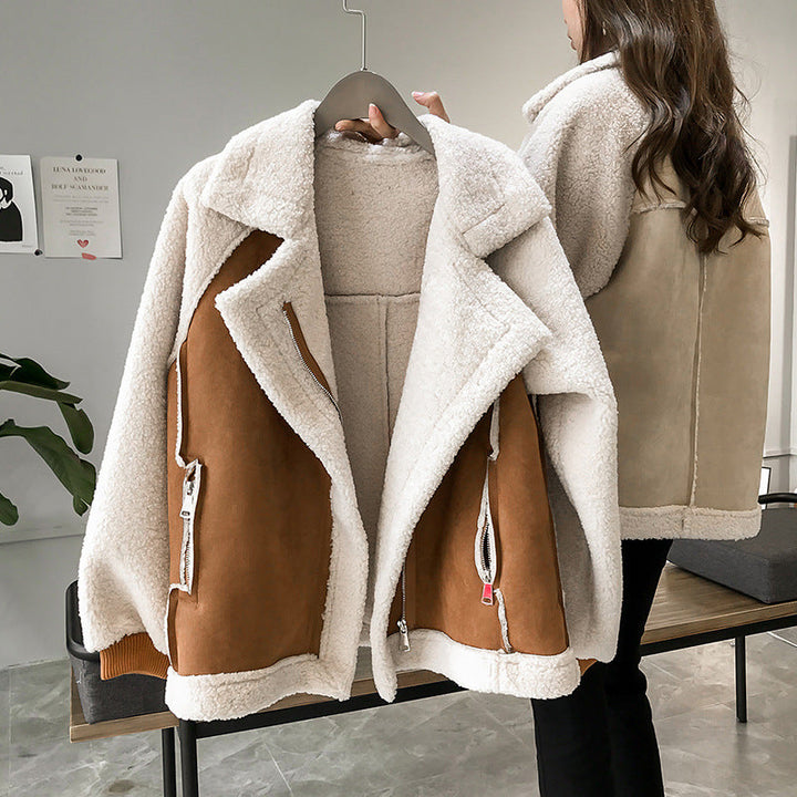 Harper | Women’s Oversized Soft Faux Shearling Coat
