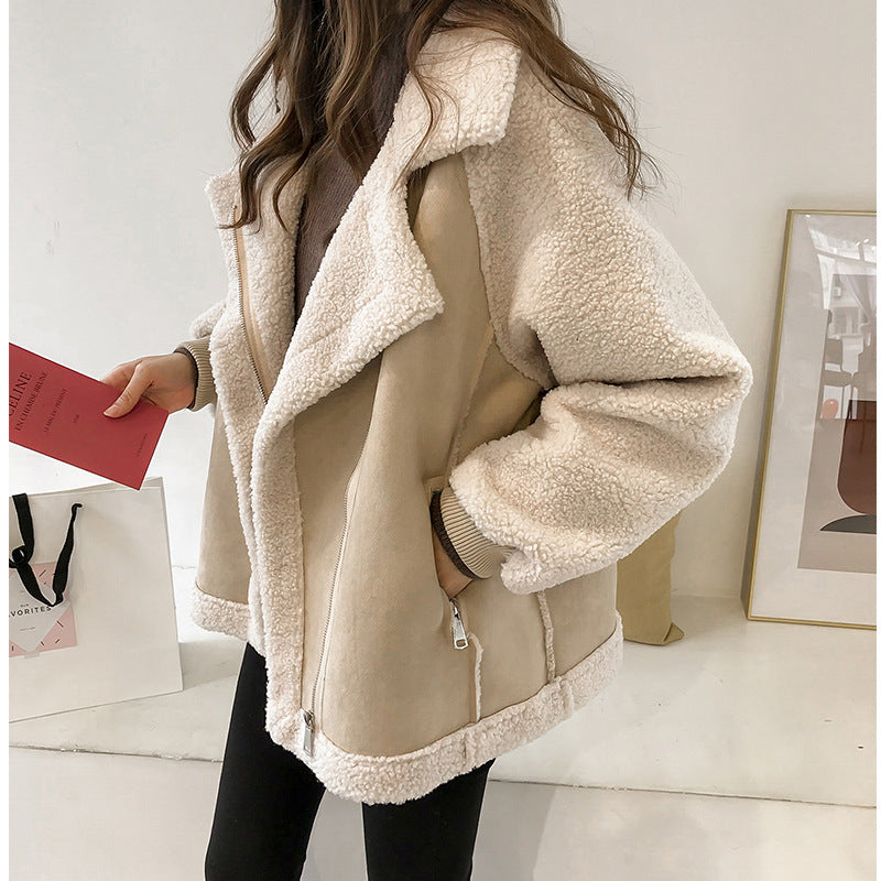 Harper | Women’s Oversized Soft Faux Shearling Coat