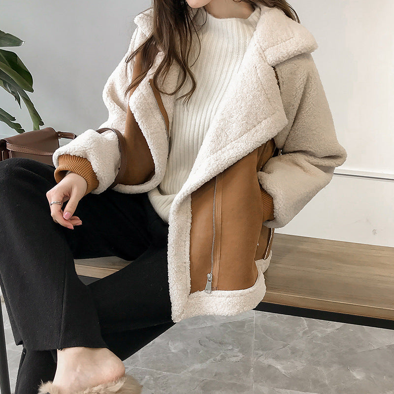 Harper | Women’s Oversized Soft Faux Shearling Coat