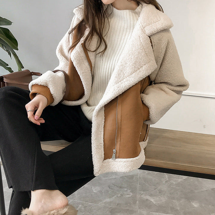 Harper | Women’s Oversized Soft Faux Shearling Coat