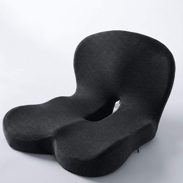 Memory foam seat cushion with a removable cover on a chair - product photo 10