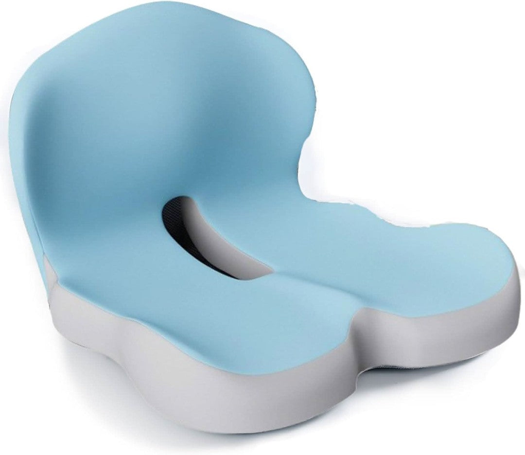 Memory foam seat cushion with a removable cover on a chair - product photo 7
