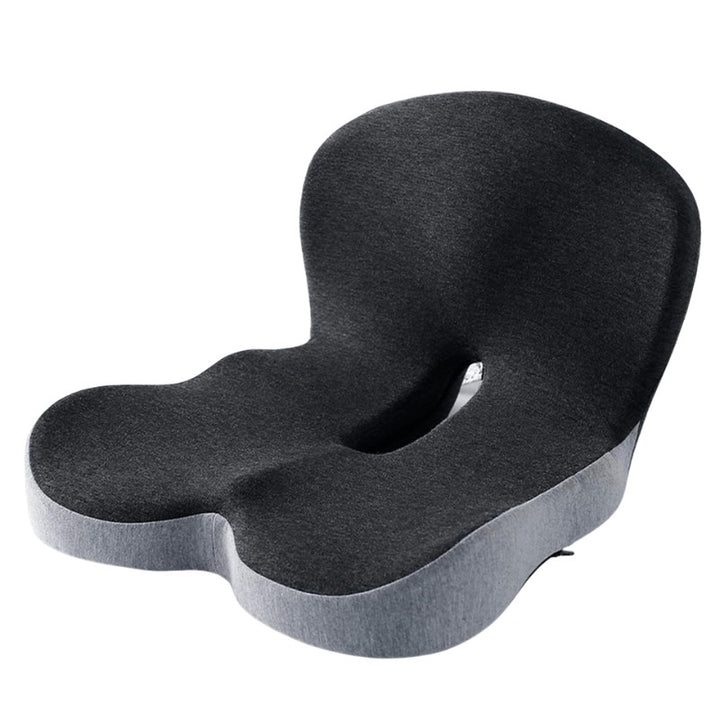 Memory foam seat cushion with a removable cover on a chair - product photo 8