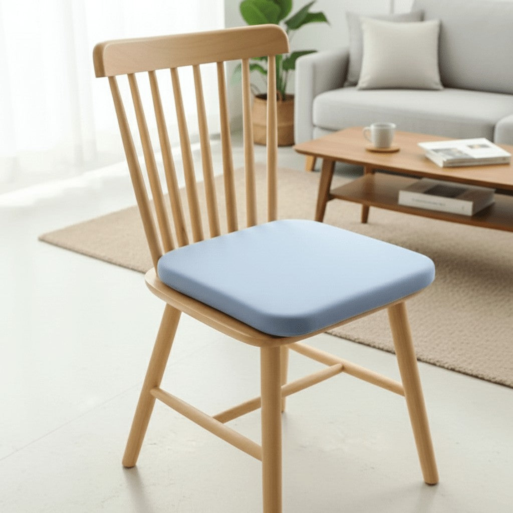 Memory foam seat cushion with a U-shaped tailbone cutout - product photo 1