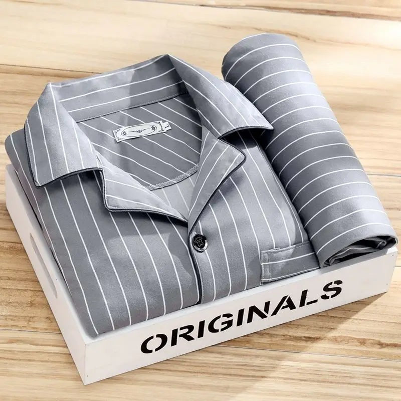 Men's button-front pajama set - product photo 3