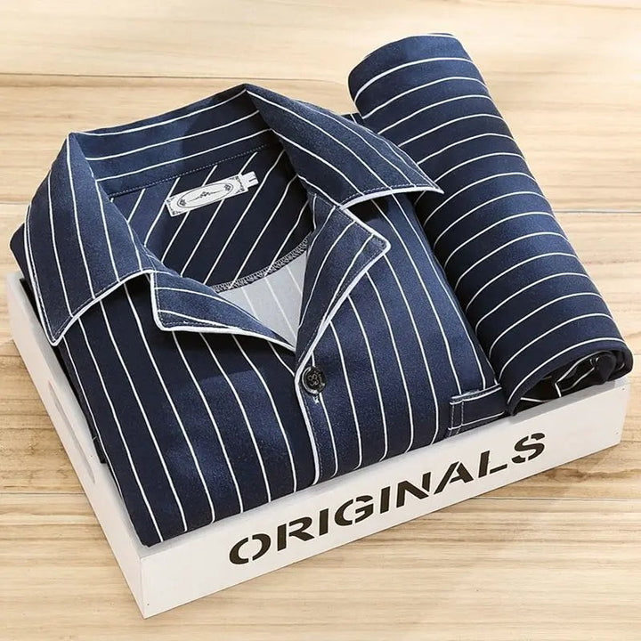 Men's button-front pajama set - product photo 7