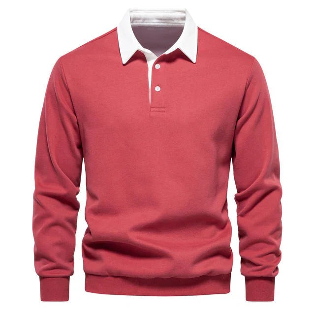 Men's collared polo shirt - product photo 6