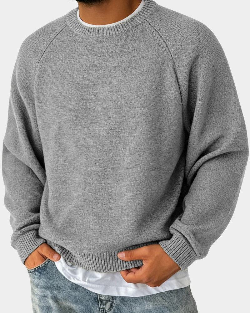 Men's crew neck pullover - product photo 1