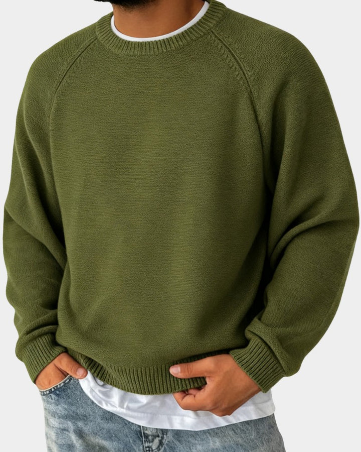 Men's crew neck pullover - product photo 2