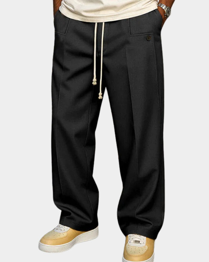 Men's drawstring trousers - product photo 1
