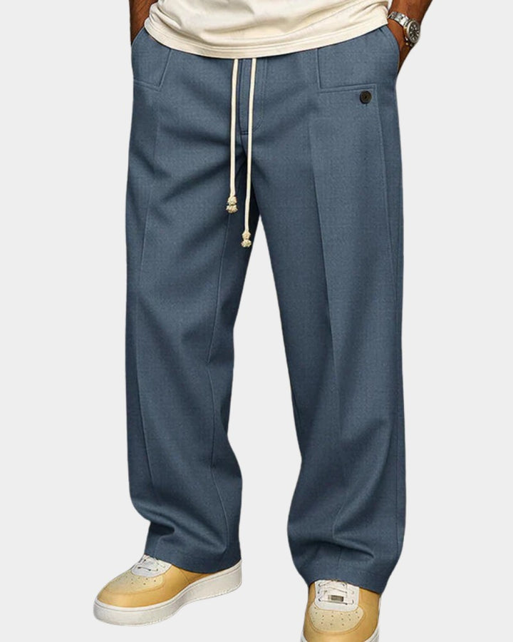 Men's drawstring trousers - product photo 2