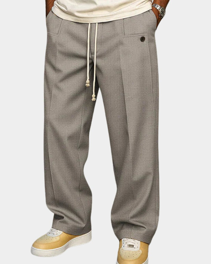 Men's drawstring trousers - product photo 3