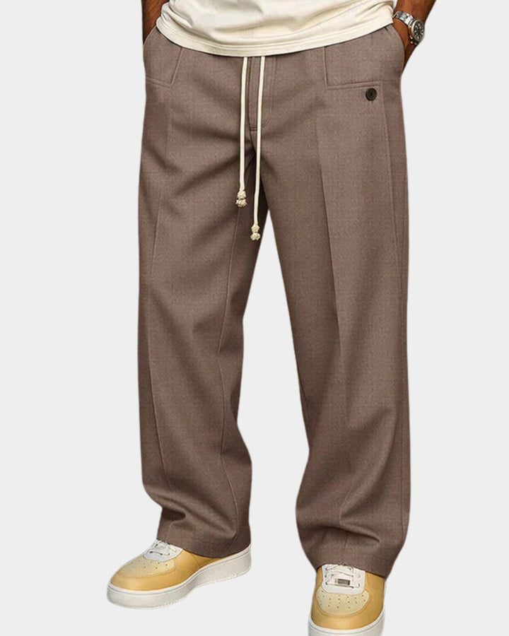Men's drawstring trousers - product photo 4