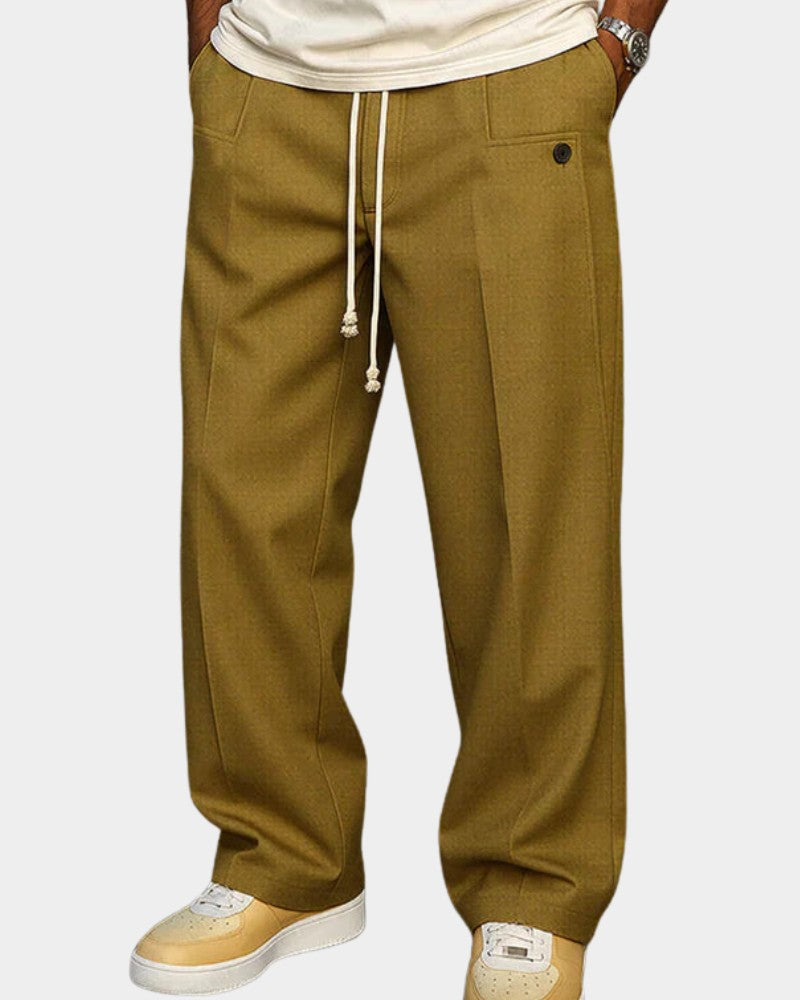 Men's drawstring trousers - product photo 5