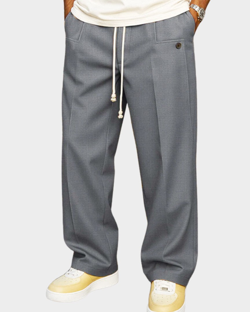 Men's drawstring trousers - product photo 6