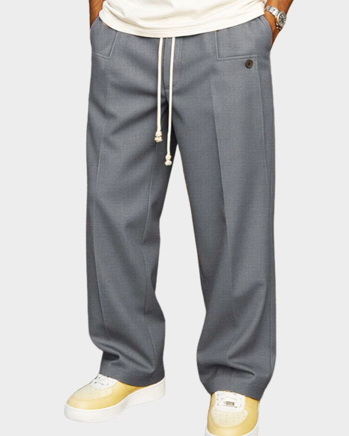 Men's drawstring trousers - product photo 6
