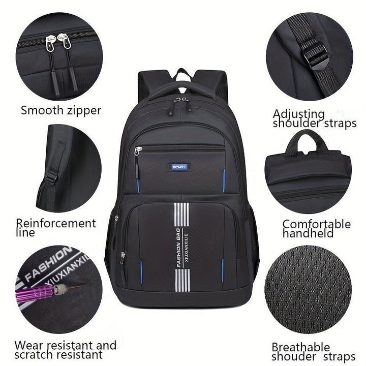 Men's large work backpack with a padded laptop compartment - product photo 10