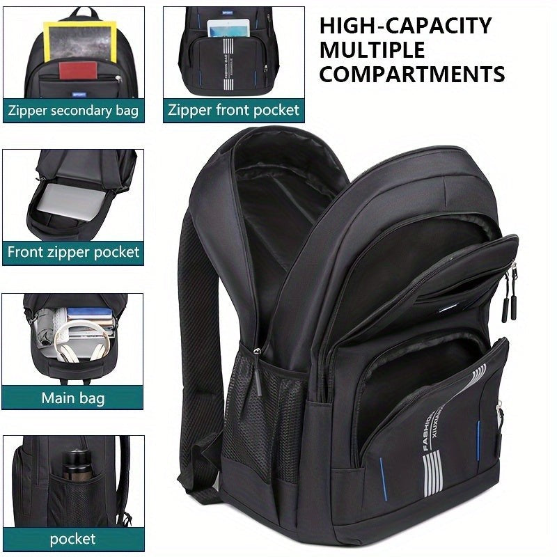 Men's large work backpack with a padded laptop compartment - product photo 11