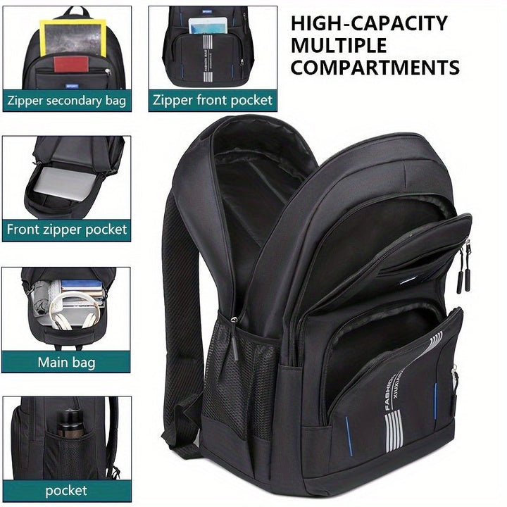 Men's large work backpack with a padded laptop compartment - product photo 11