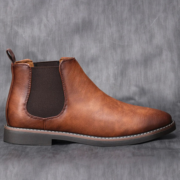 Men's leather Chelsea boots - product photo 6