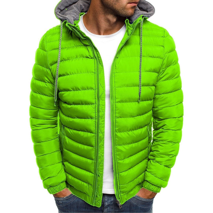 Men's lightweight insulated puffer jacket - product photo 1