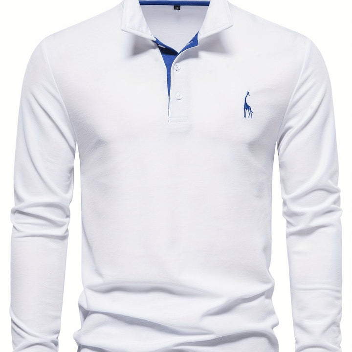 Men's long sleeve polo shirt - product photo 15