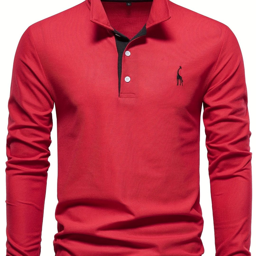Men's long sleeve polo shirt - product photo 16