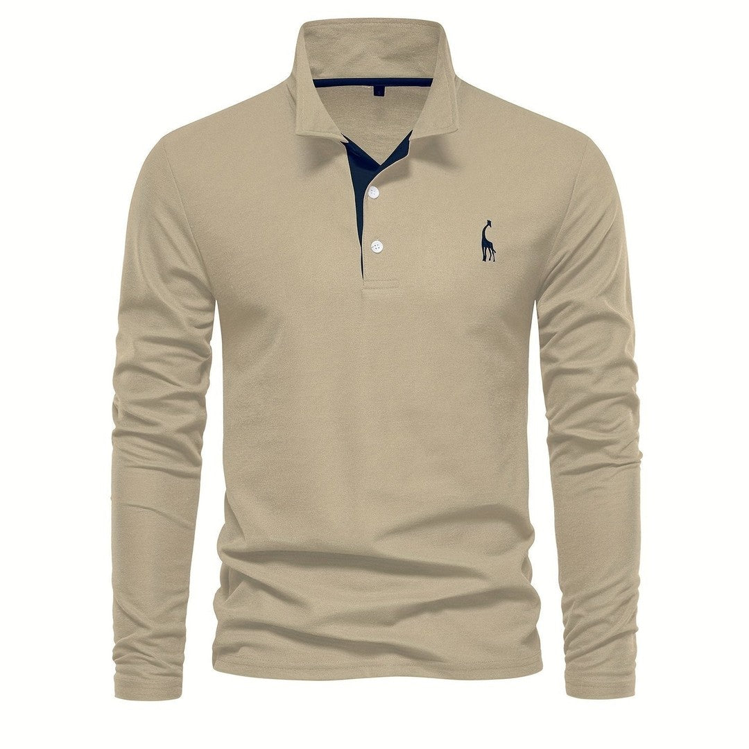 Men's long sleeve polo shirt - product photo 17