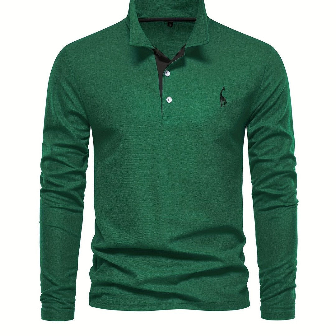 Men's long sleeve polo shirt - product photo 18