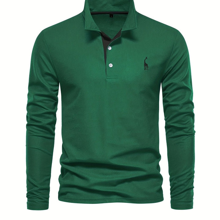 Men's long sleeve polo shirt - product photo 18