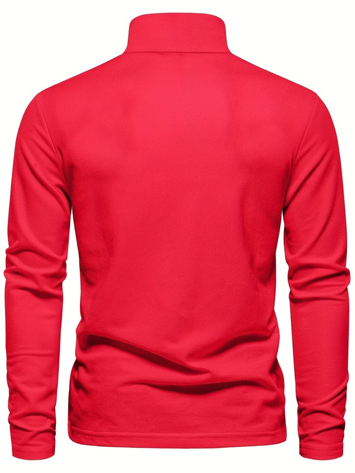 Men's long sleeve polo shirt - product photo 9