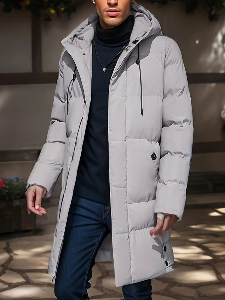 Men's long waterproof winter coat - product photo 1