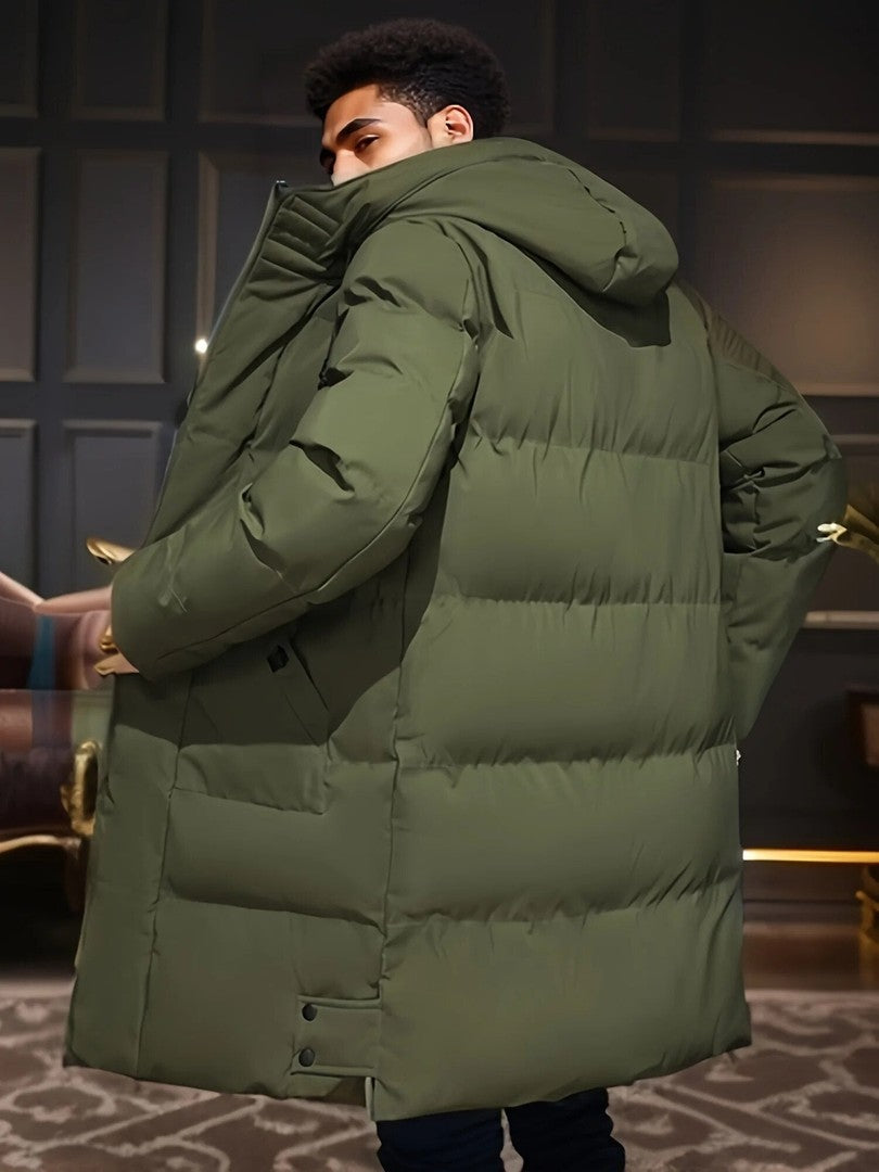 Men's long waterproof winter coat - product photo 4