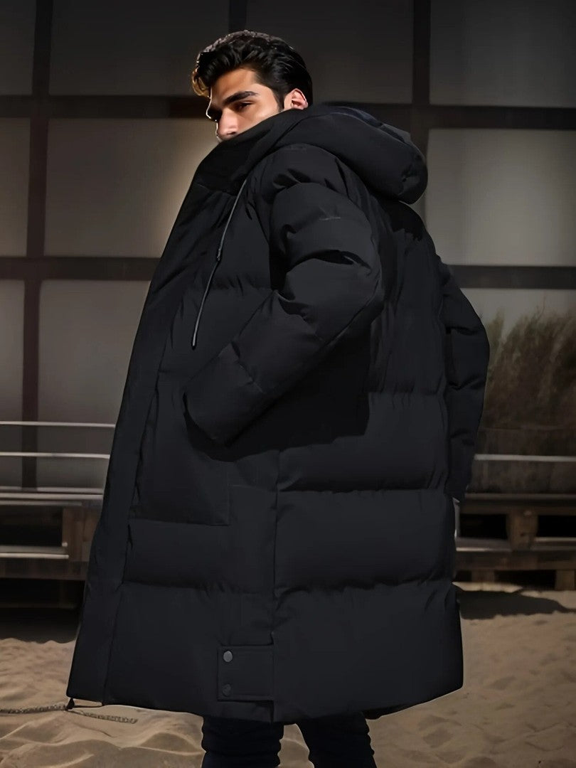Men's long waterproof winter coat - product photo 5