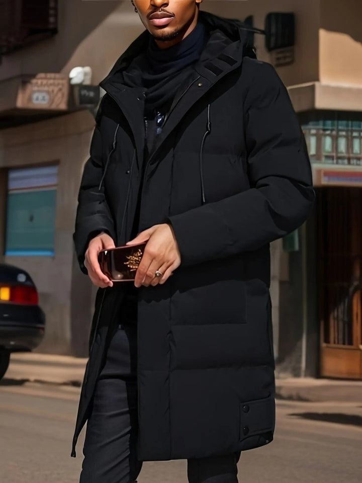 Men's long waterproof winter coat - product photo 6