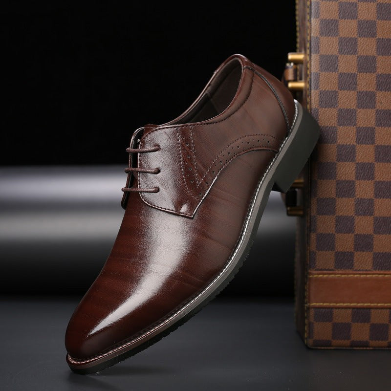 Men's Oxford shoes with closed lacing - product photo 1