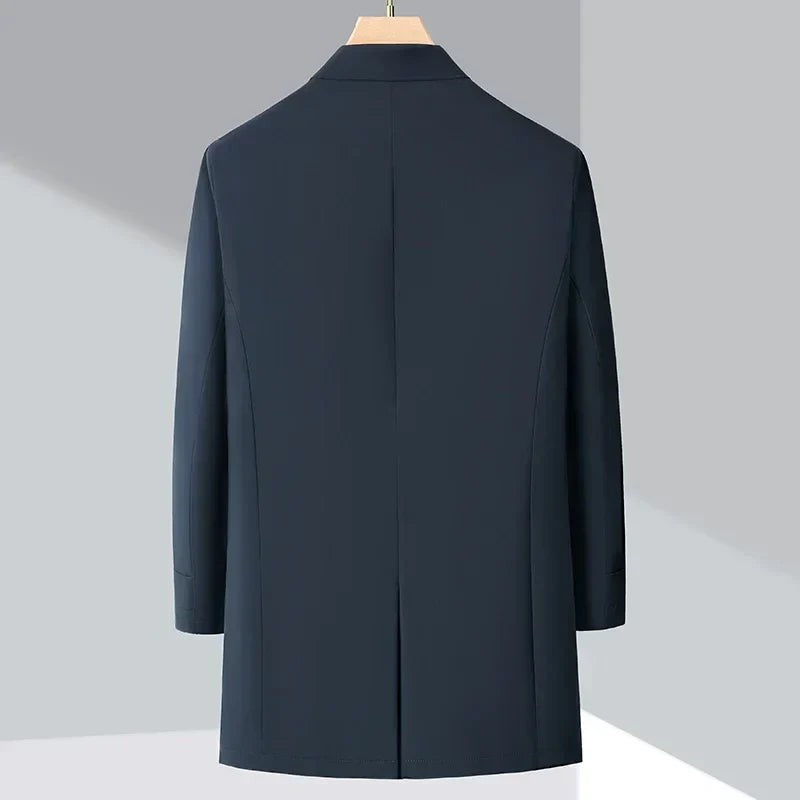 Men's padded trench coat - product photo 2