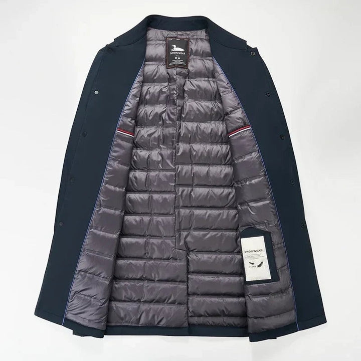 Men's padded trench coat - product photo 5