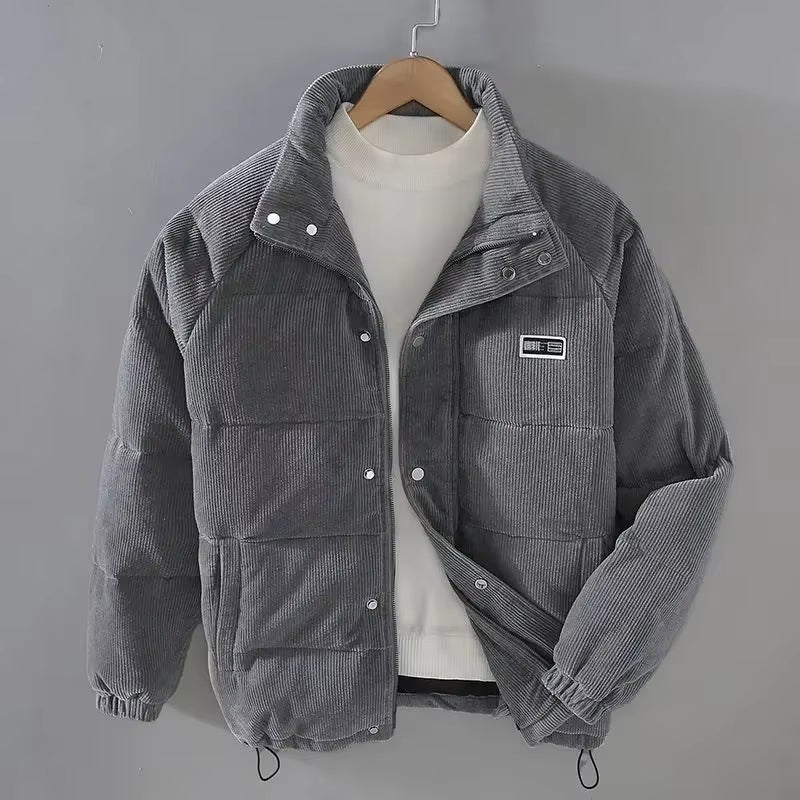 Men's quilted corduroy jacket - product photo 1