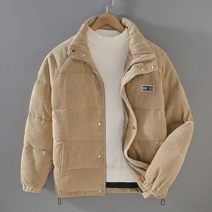 Men's quilted corduroy jacket - product photo 2