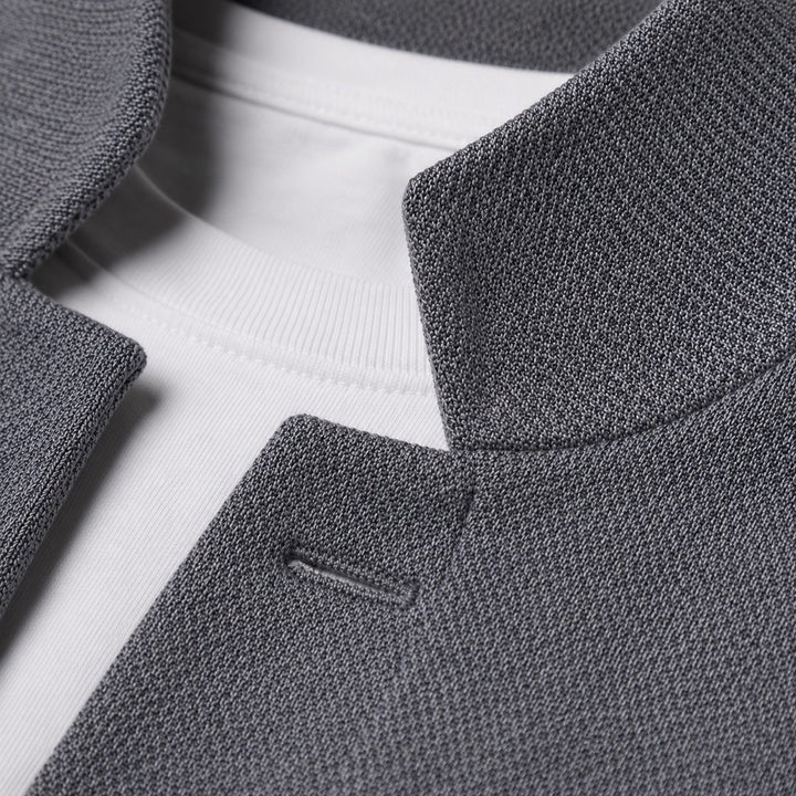 Men's textured knit cardigan - product photo 5