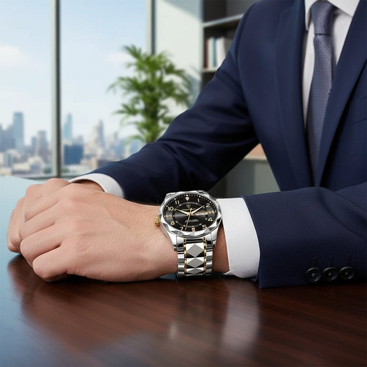 Men's titanium sports watch with a scratch-resistant crystal - product photo 7