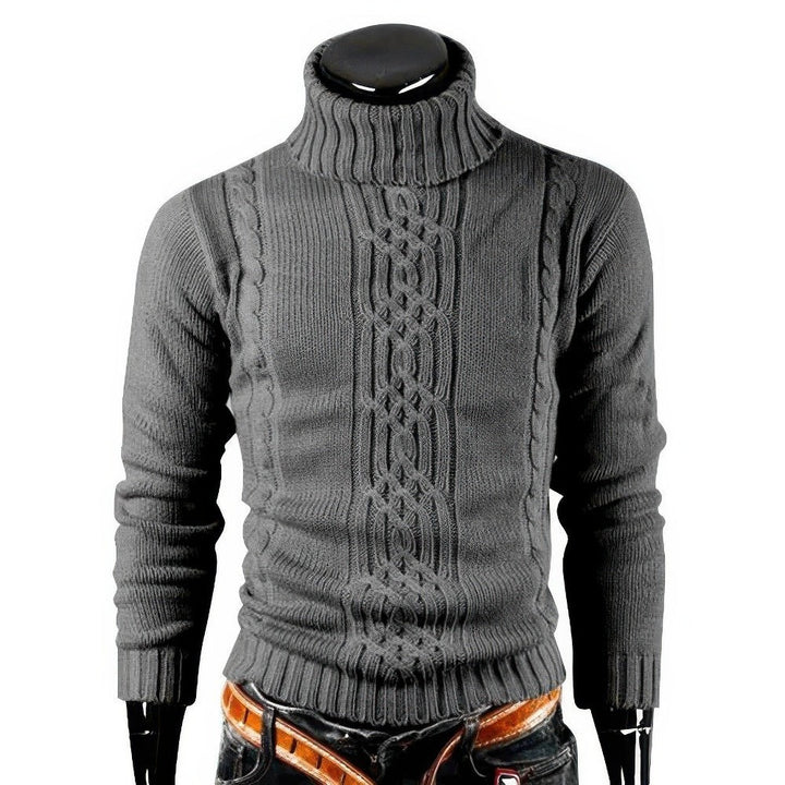 Men's turtleneck sweater - product photo 1
