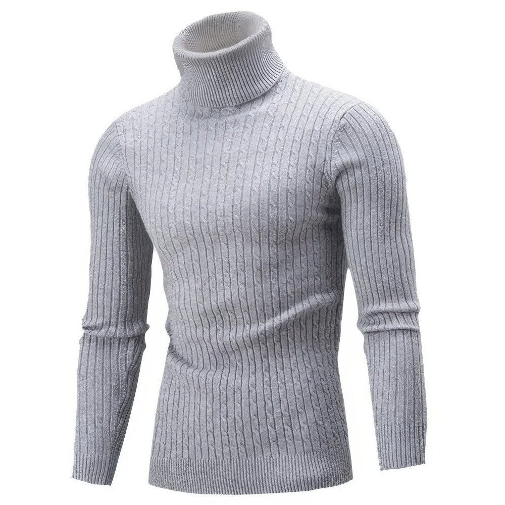 Men's turtleneck sweater - product photo 2