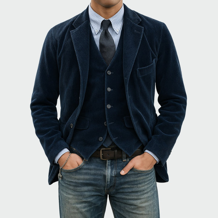 Men's two-piece blazer and trouser set - product photo 1