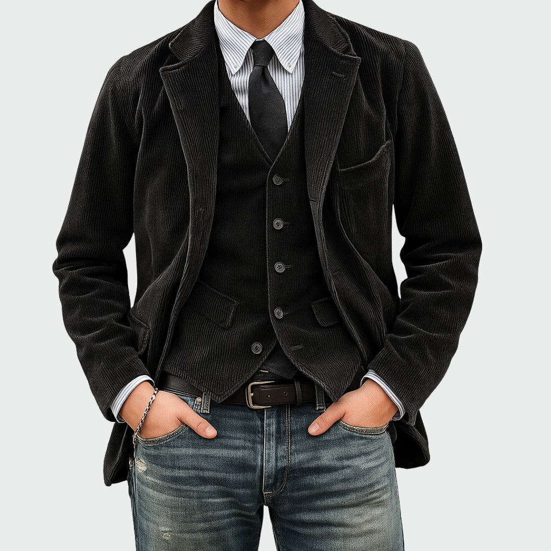 Men's two-piece blazer and trouser set - product photo 2