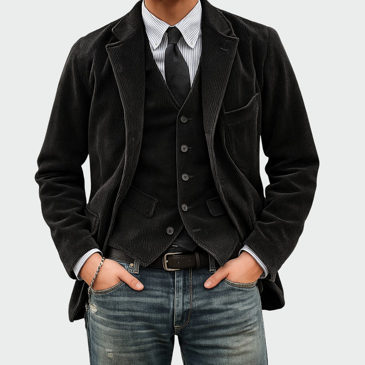 Men's two-piece blazer and trouser set - product photo 2