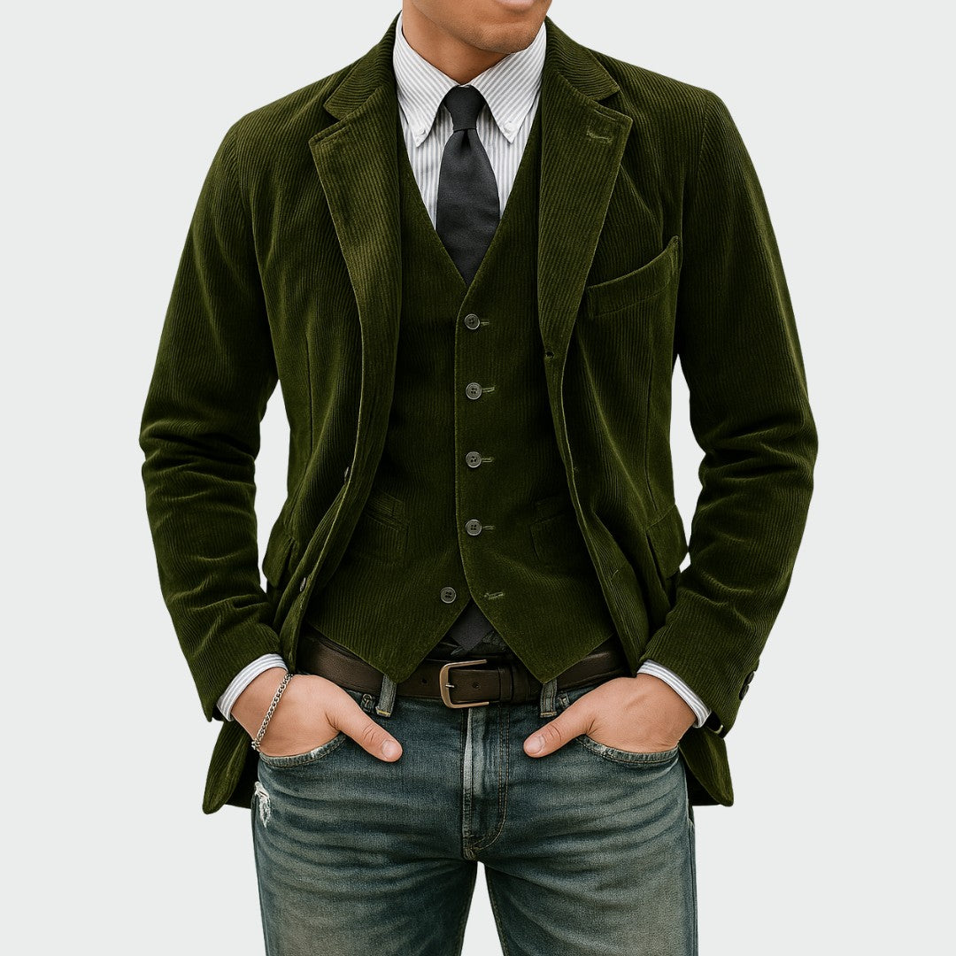 Men's two-piece blazer and trouser set - product photo 4